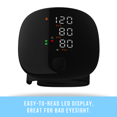 Wrist Blood Pressure Monitor For At Home Use